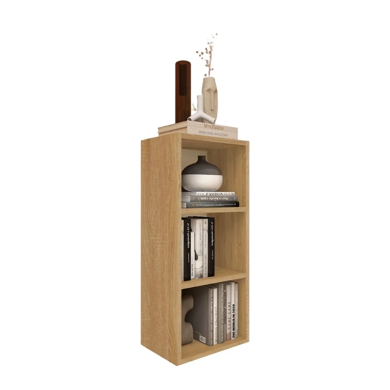Coemo Standregal Alpha 80 aus Holz 3 Fächer