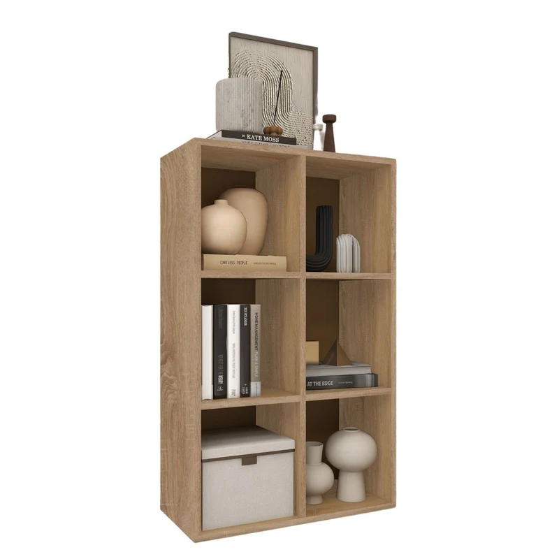 Coemo Aktenregal Delta-6 MDF Standregal 6 Fächer