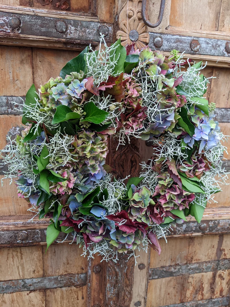 Workshop: Hortensienkranz | Sa. 17.10.2026 von 10 bis 11:30 Uhr
