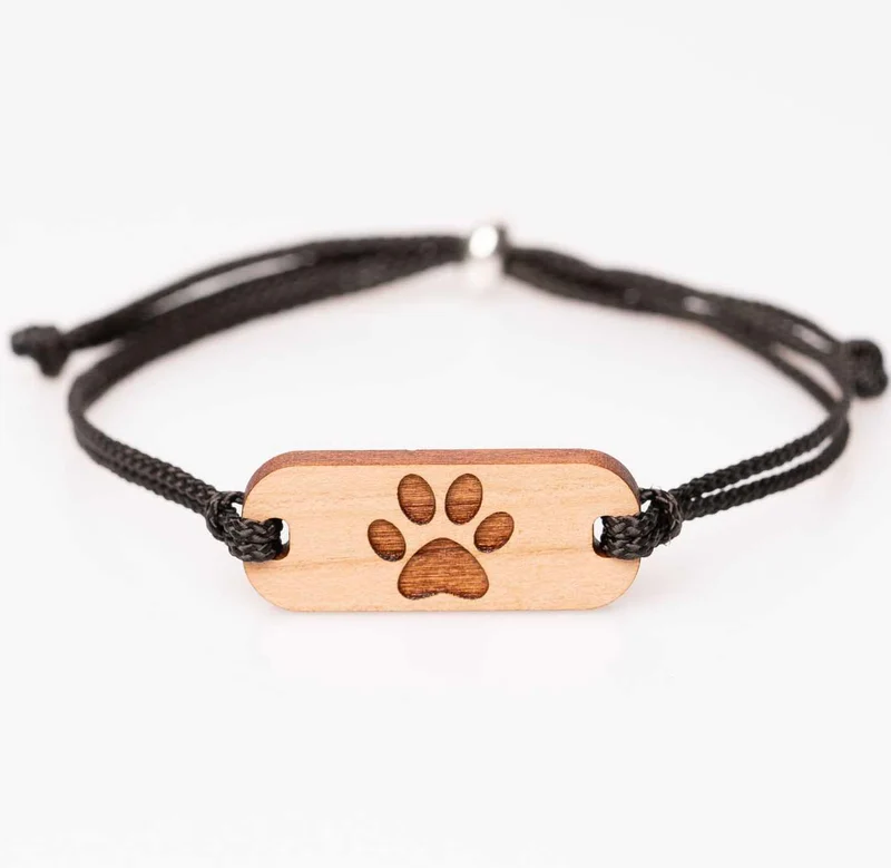 Armband Pfoten länglich