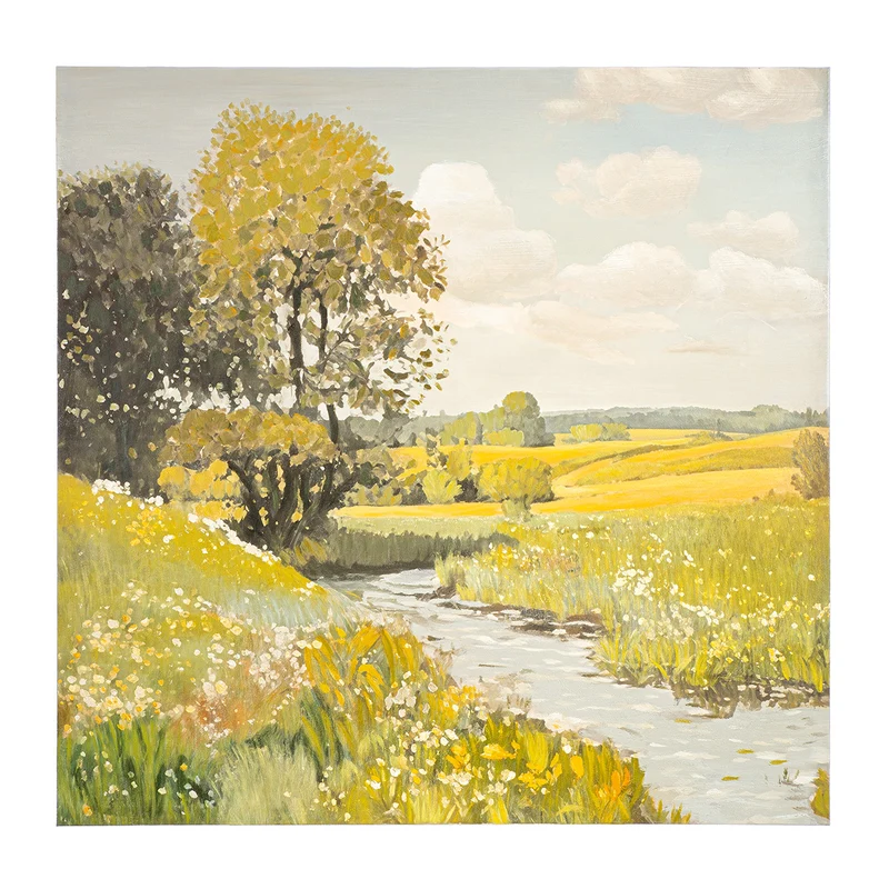 Bild Quiet Stream Landschaftsgemälde modern Natur