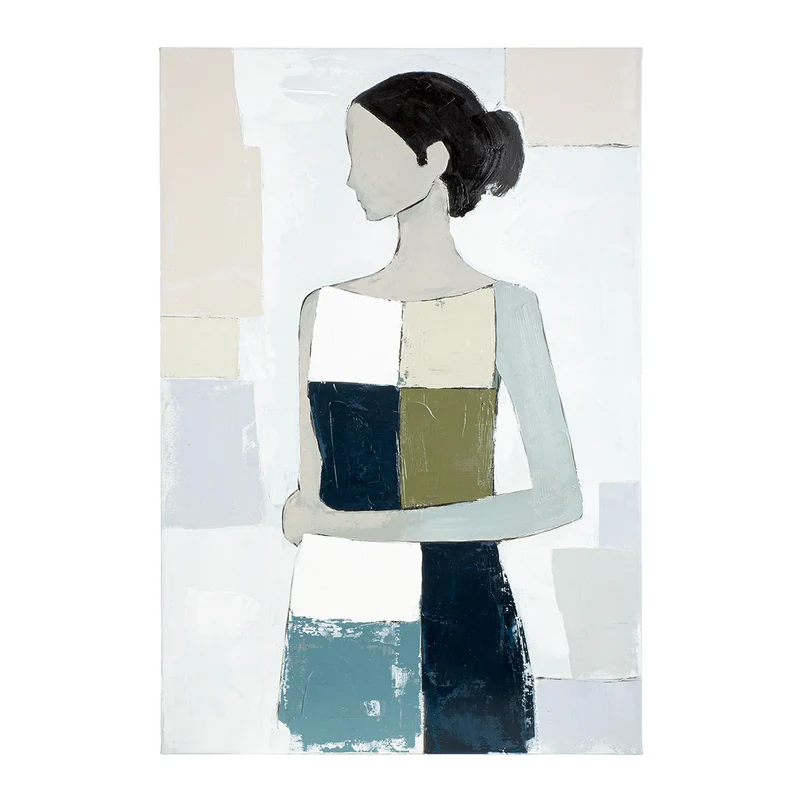 Bild Janina Frauenportrait modern Leinwandbild