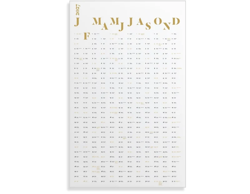 Wandkalender 2027