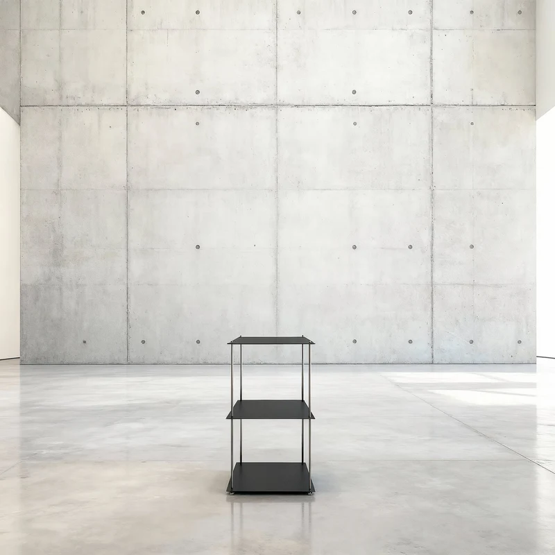 MODULUM - schwarz ultra matt - 3 Fachböden