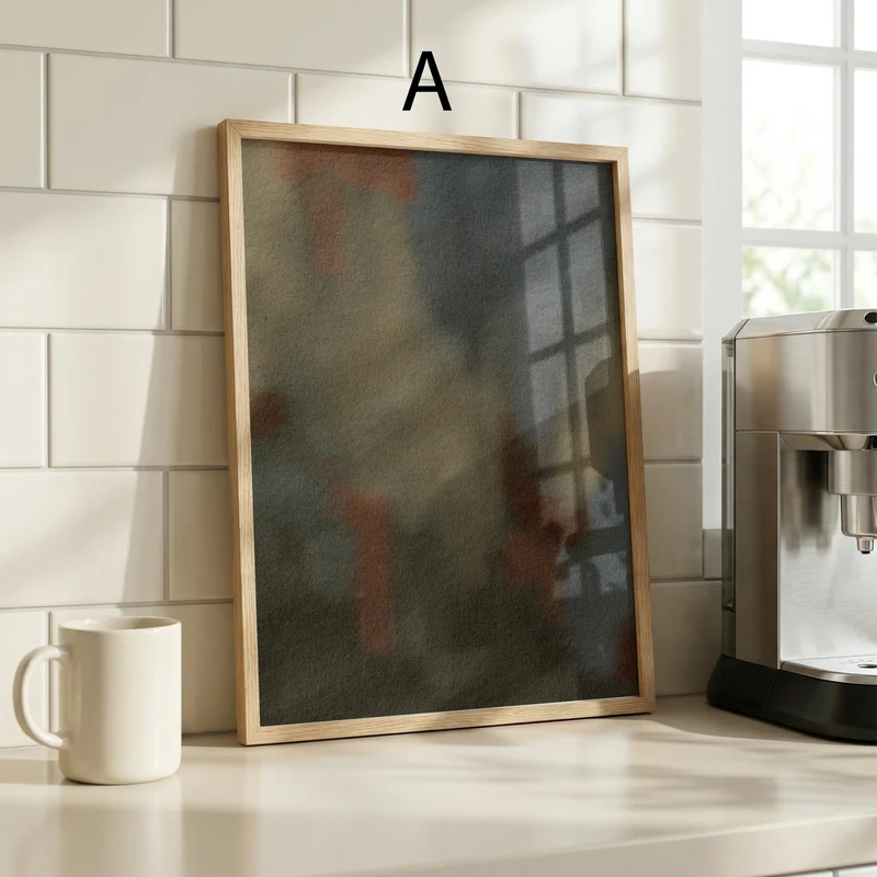 Poster Wandbilder Wohnzimmer · Abstrakte Kunst Fashion · Moderne Bilder ohne Rahmen