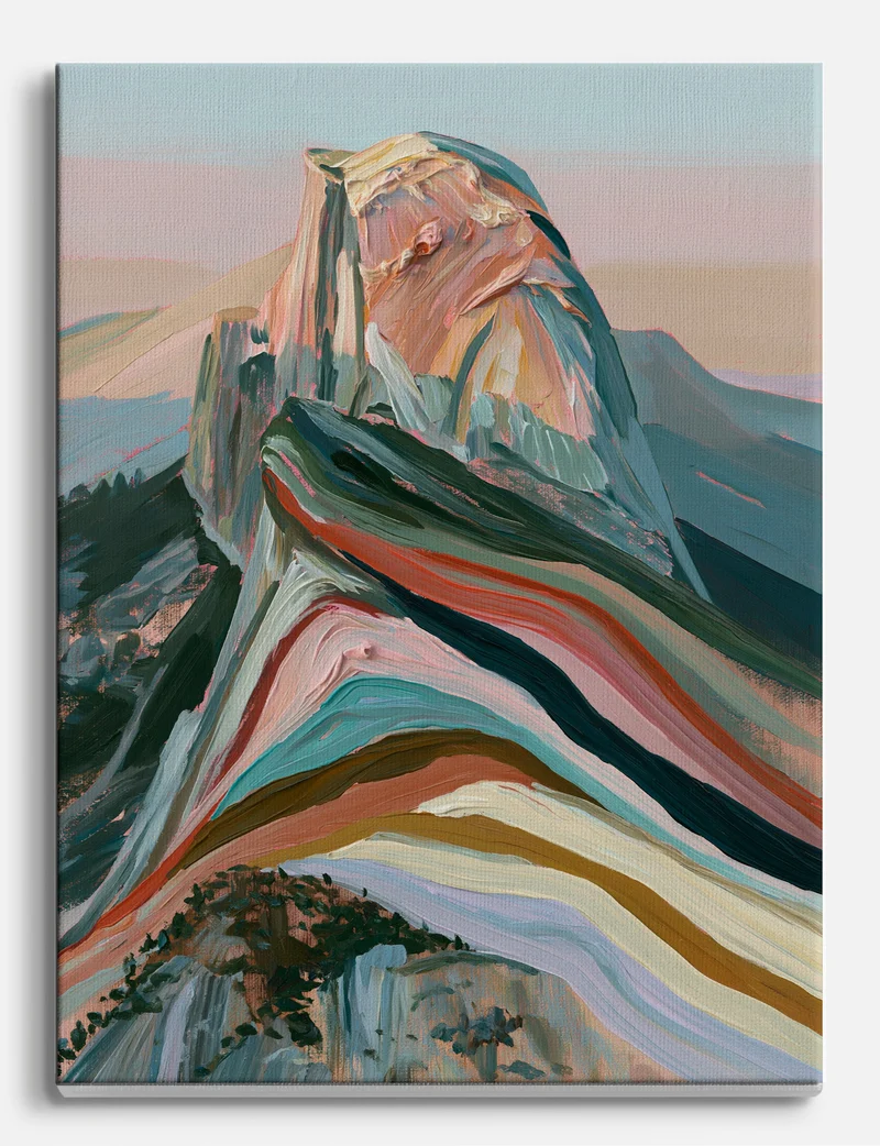 Half Dome at Dusk Canvas Print