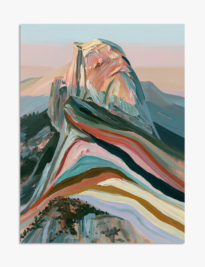 Half Dome at Dusk Art Print