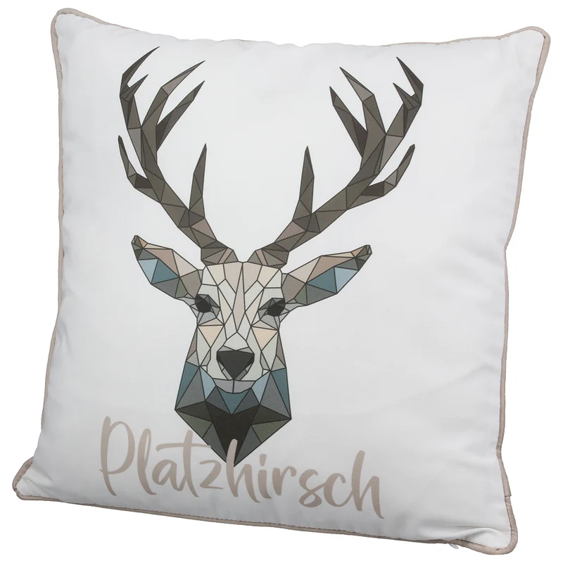 Kissen 3er Set Nordwald Platzhirsch mit hirschmotiv