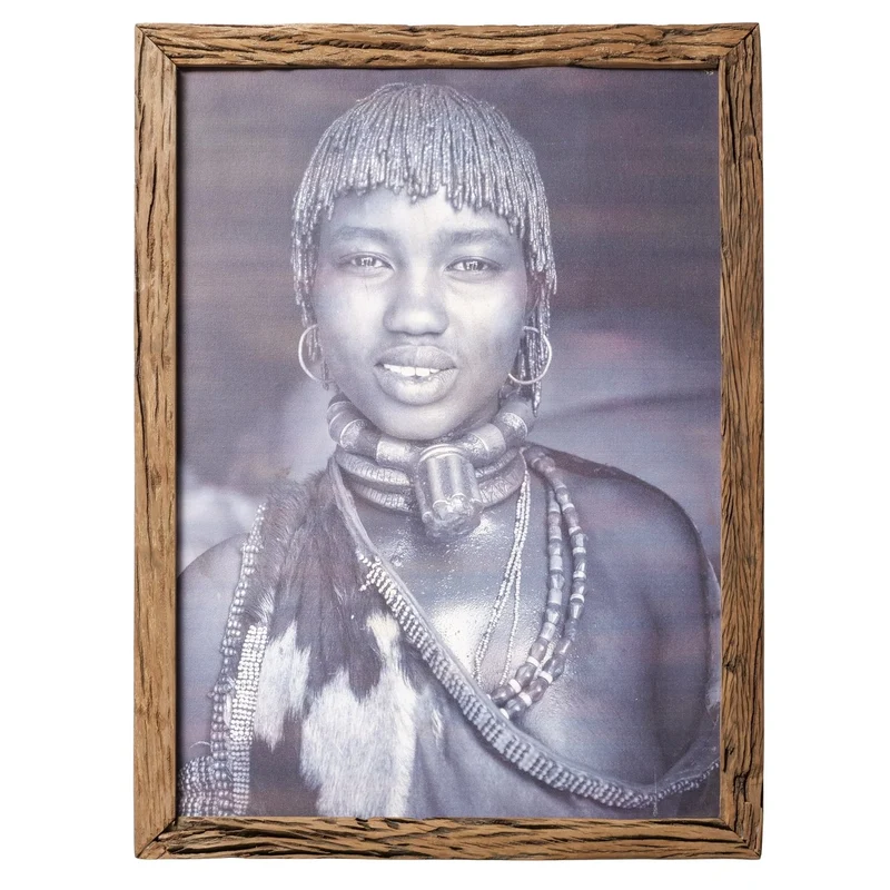 Zola Wandbild Frauenportrait Kunstdruck Holzrahmen 74x103 cm