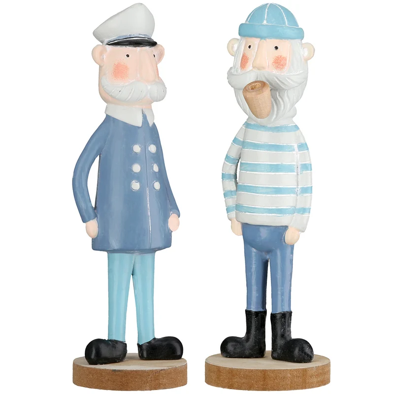 Seemann Figuren Set Maritime Deko 17 cm