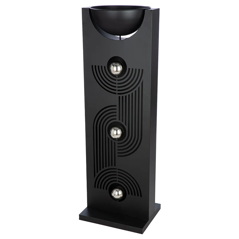Schalenständer Fascia Design Schwarz