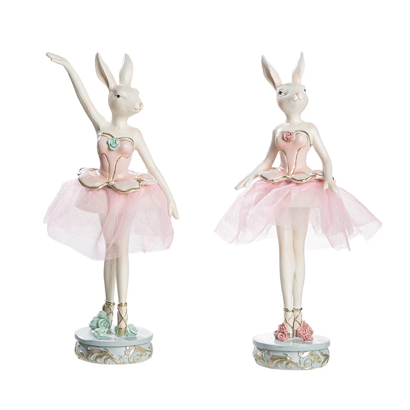Primabella Ballett Hase Dekofigur Ostern 2er Set