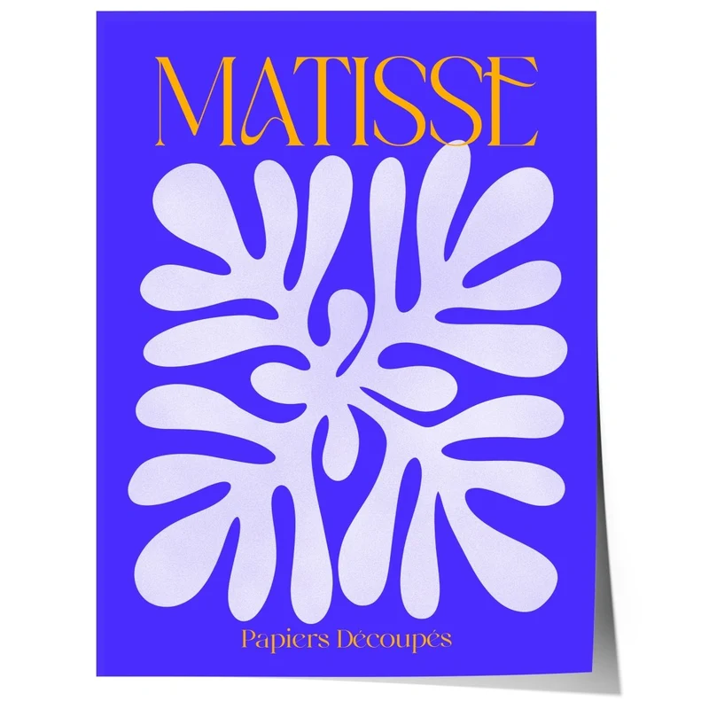 Henri Matisse Poster · Papiers Découpés Abstrakte Form · Moderne Französische Kunst · Print ohne Rahmen