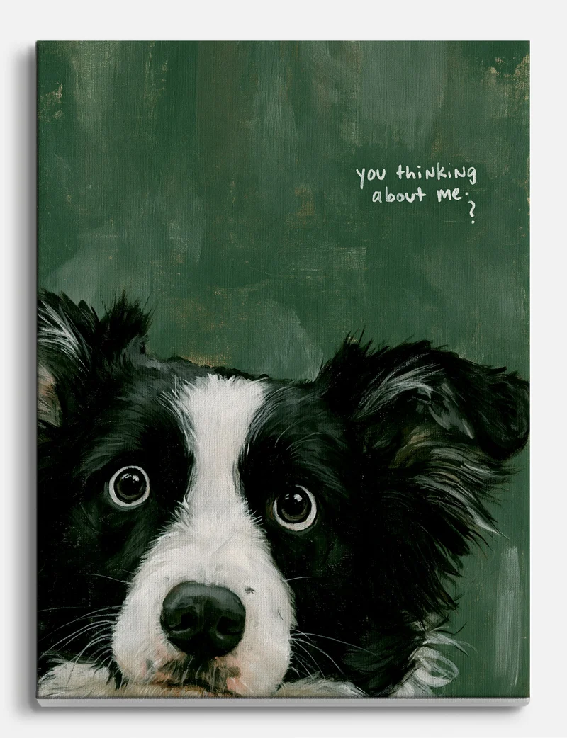 You Thinking About Me? Canvas Print