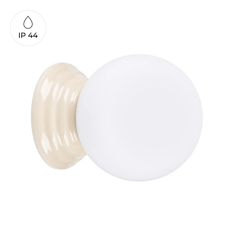 Wandleuchte ZORI beige IP44