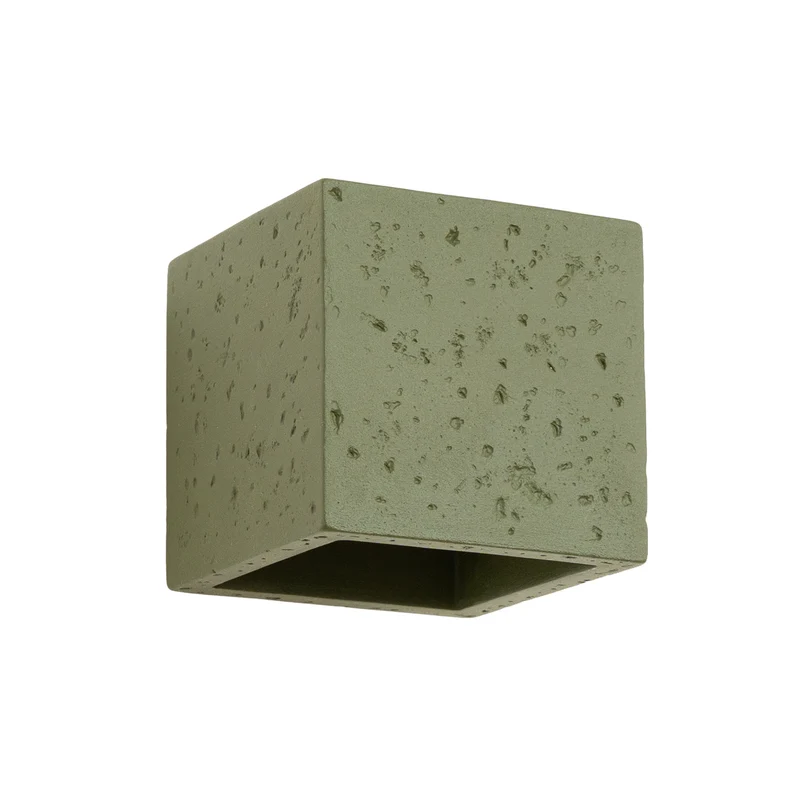 Wandleuchte QUAD beton olivgrün