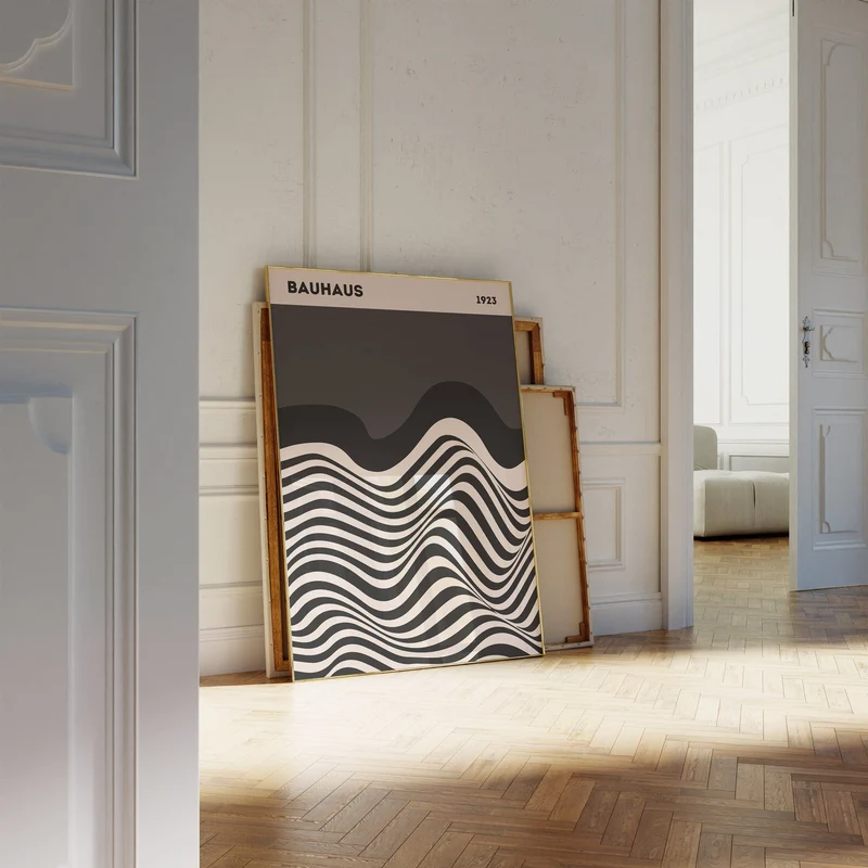 Bauhaus Ausstellung Poster · Geschenkidee · Bauhaus Design · Bauhaus Wandkunst · Wand Deko · Deko Print ohne Rahmen