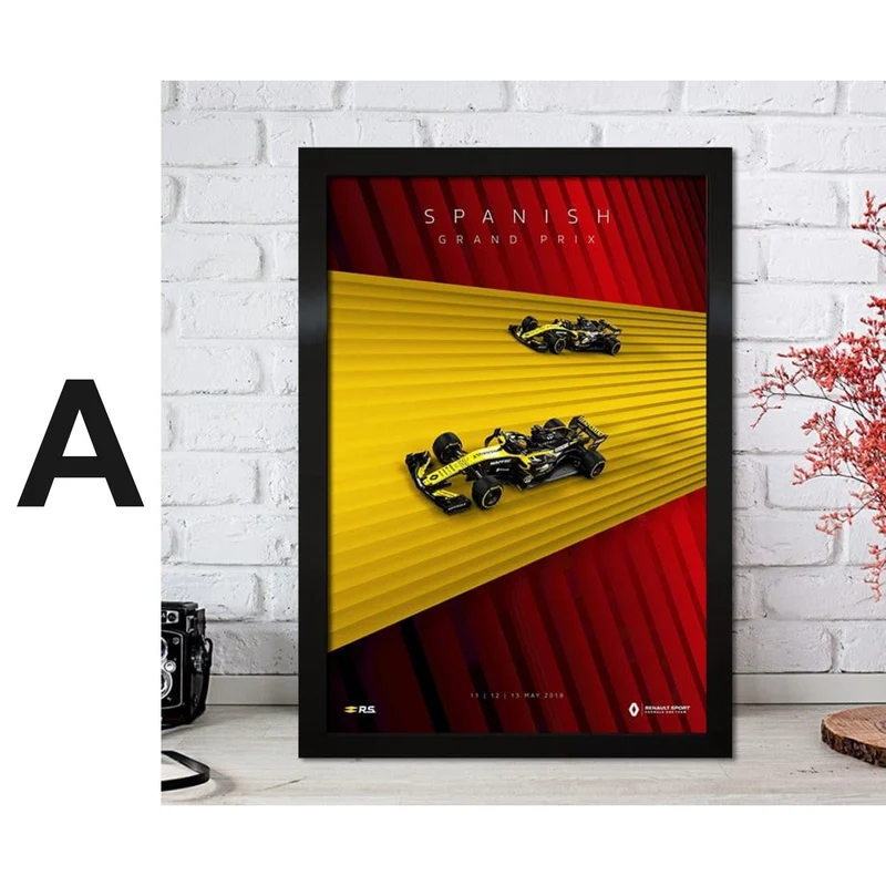 Poster Formel 1 Rennfahrer Legenden Rennwagen · Deko Print ohne Rahmen