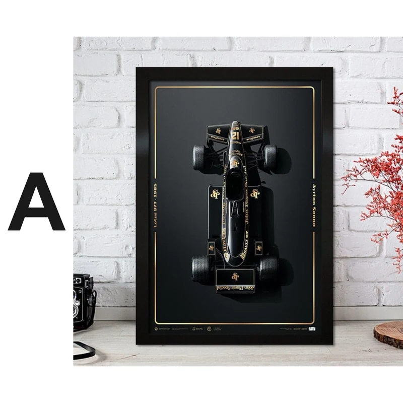 Poster Formel 1 Rennfahrer Legenden Rennwagen · Deko Print ohne Rahmen