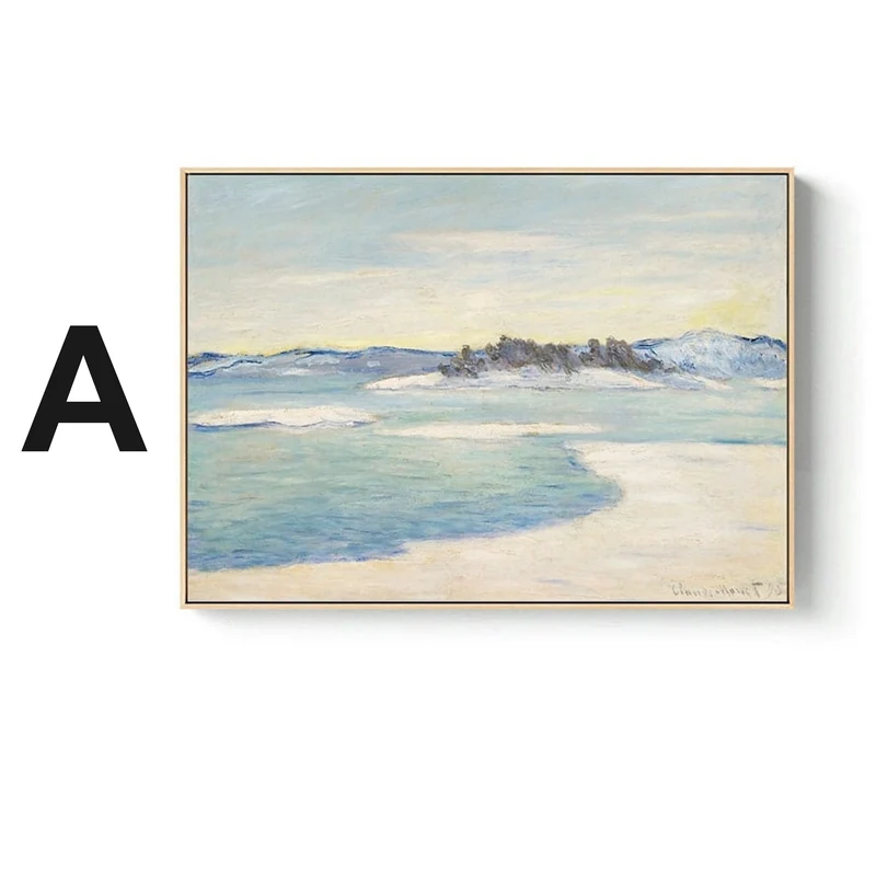 Poster Vintage Claude Monet · Deko Print ohne Rahmen