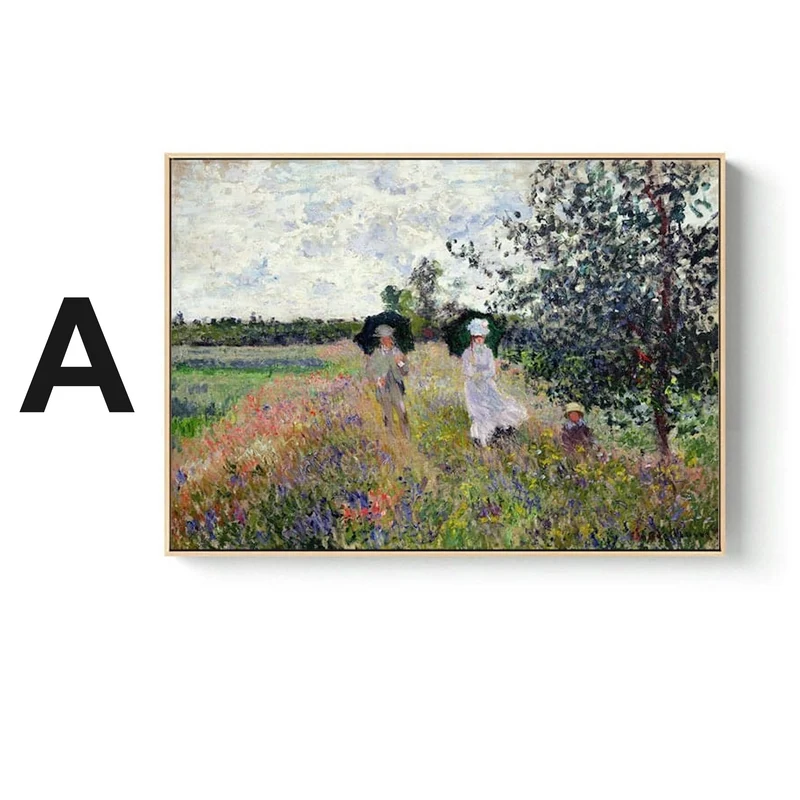 Poster Vintage Claude Monet · Deko Print ohne Rahmen