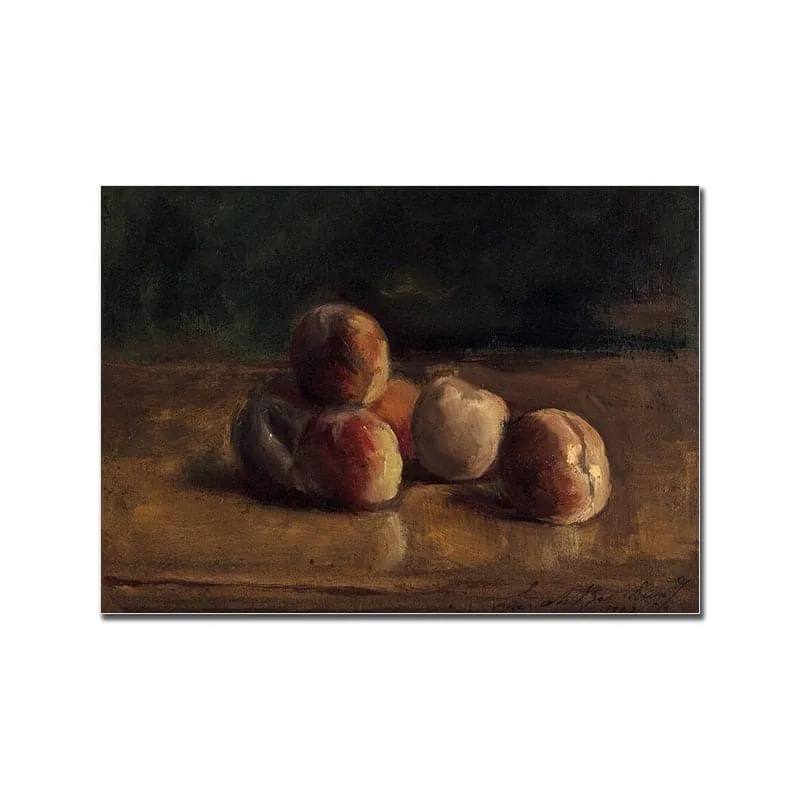 Poster Vintage Galerie Wand Kunst Blume Vogel Pfirsisch Klavier 5er als Deko Print ohne Rahmen