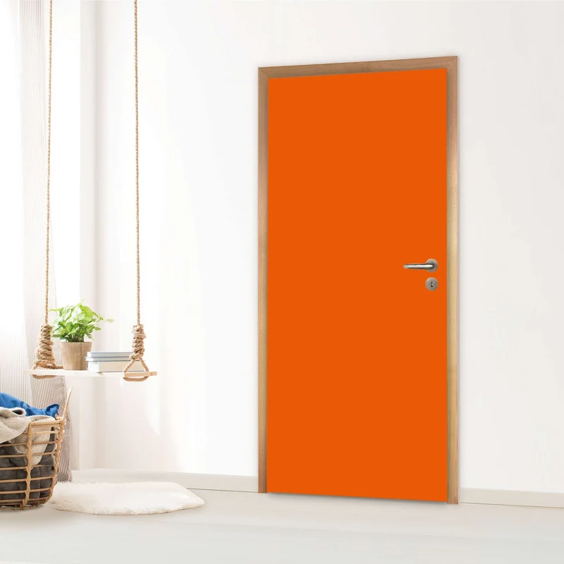 Türfolie - Design: Orange Dark