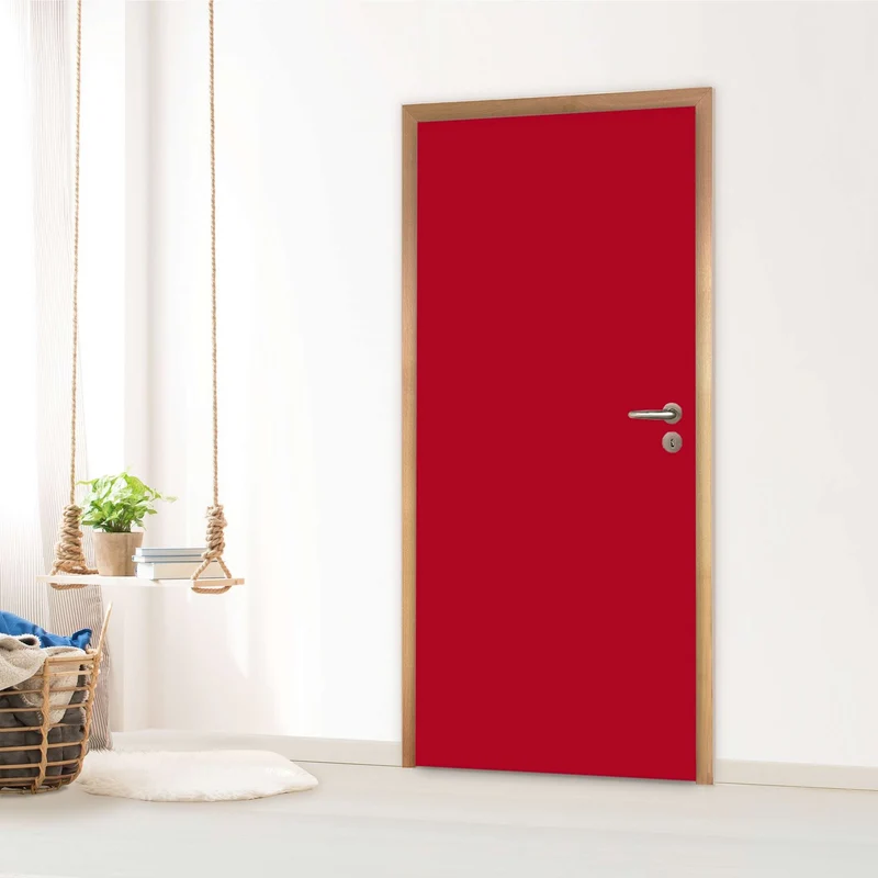 Türfolie - Design: Rot Dark