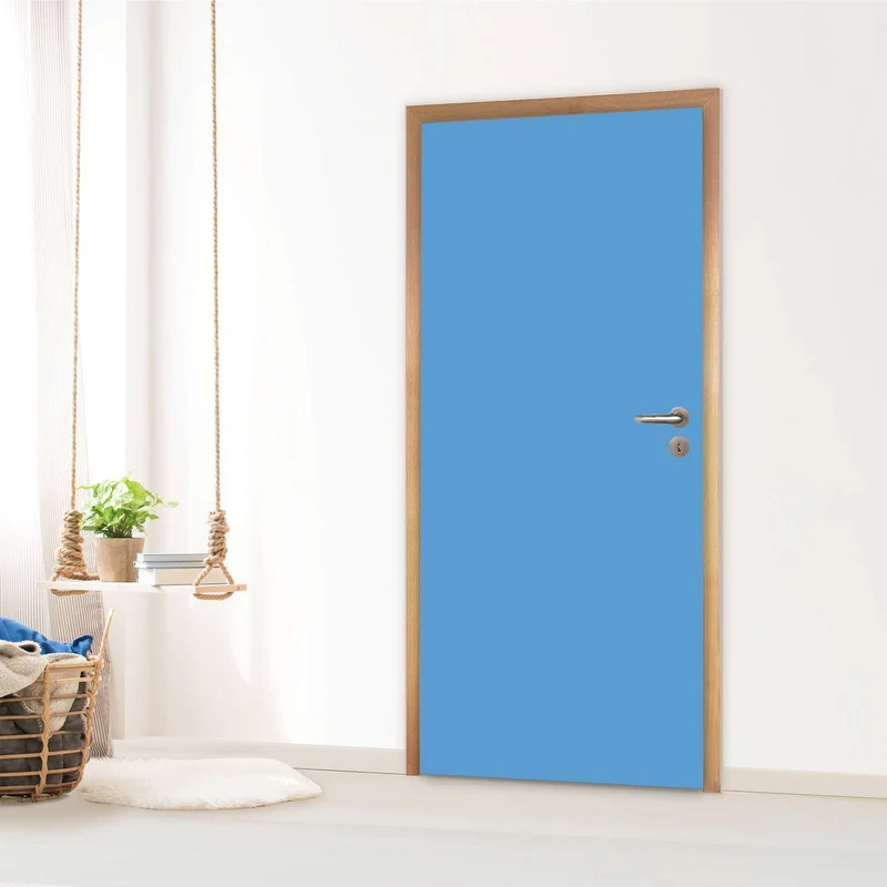 Türfolie - Design: Blau Light
