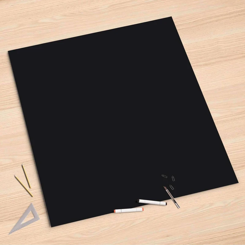 Folienbogen (90x90 cm) - Design: Schwarz