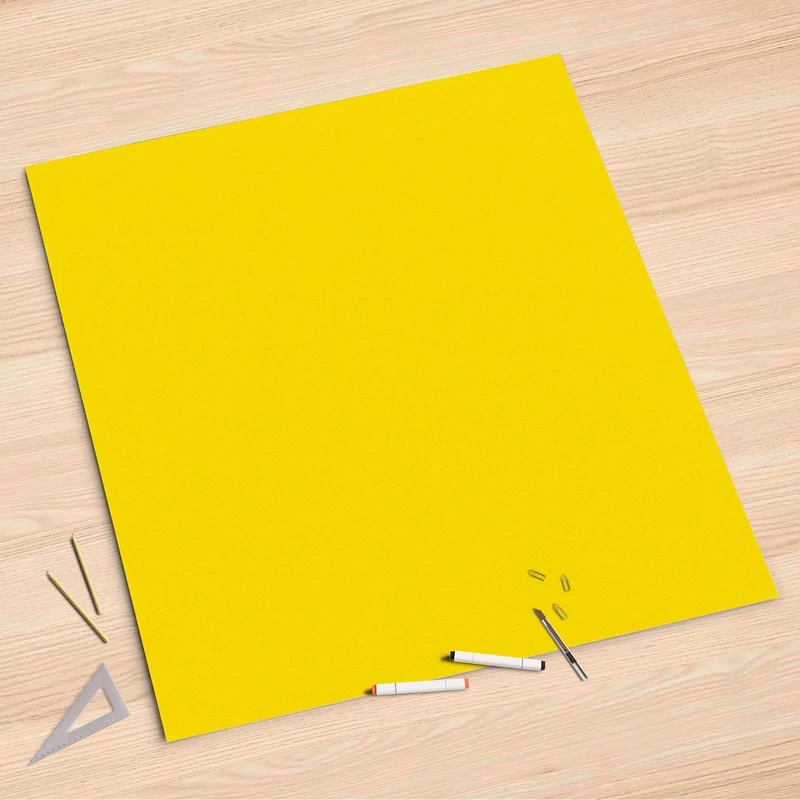 Folienbogen (90x90 cm) - Design: Gelb Dark