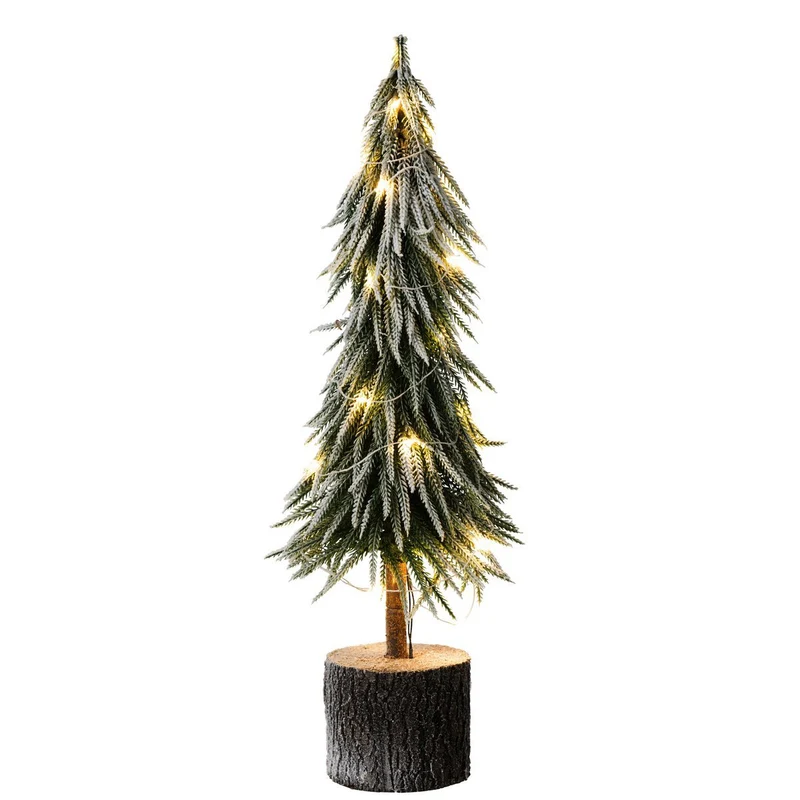 J-Line Weihnachtsbaum Led Kunststoff Schnee L