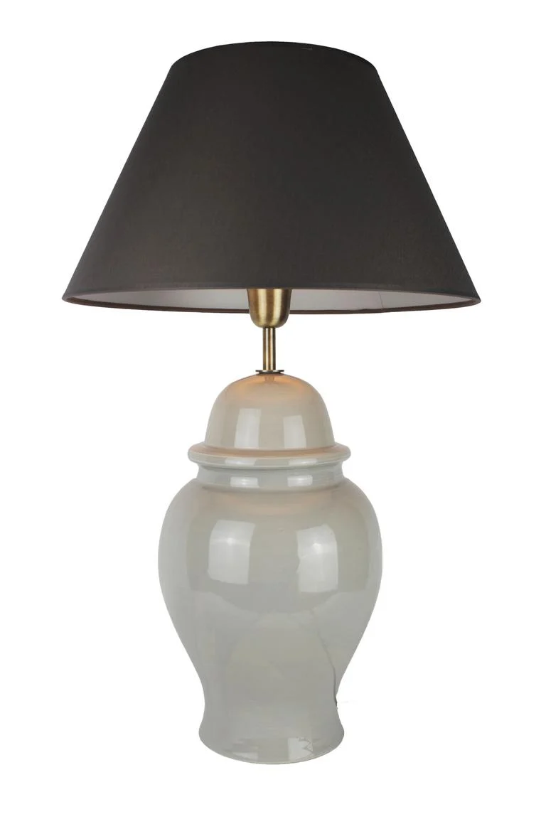 Signature Tischlampe Keramik Tempelvase