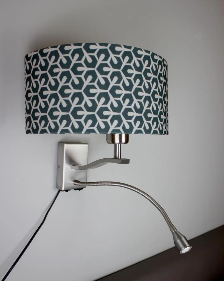 Signature Wandlampe SI-EL-BR1 mit Stoffschirm