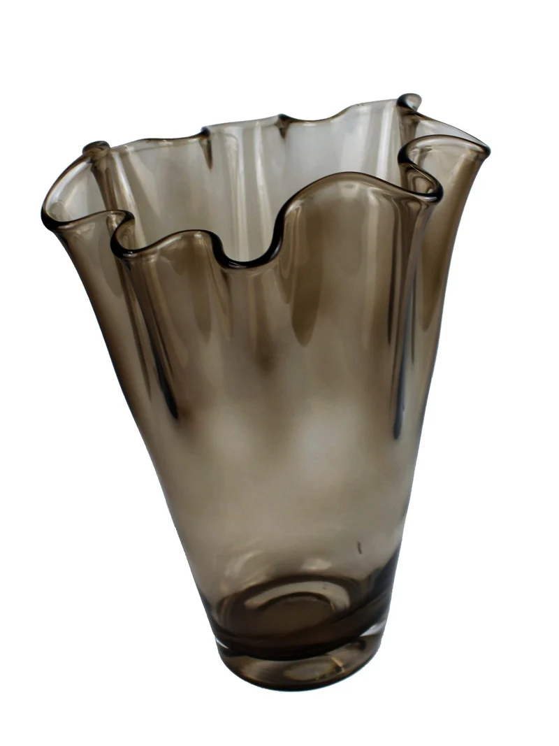 Signature Vase Glasvase gewellt