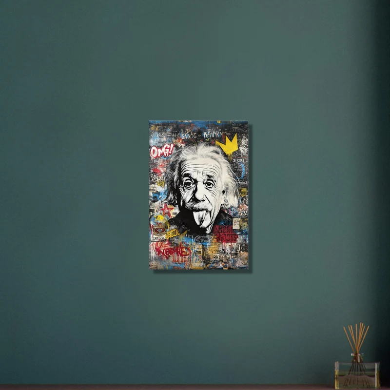 Albert Einstein Portrait Pop Art