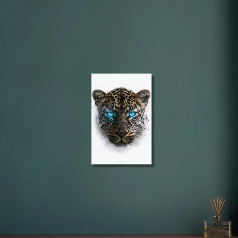 Leopard Portrait Oil Painting