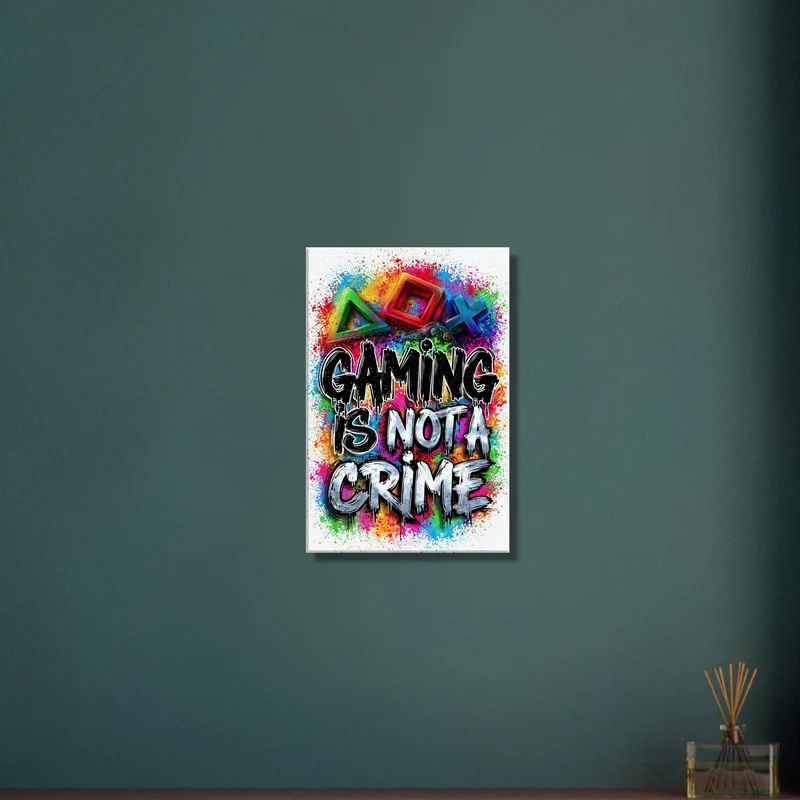 Gaming Is Not A Crime Graffiti Street Art