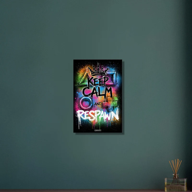 Keep Calm And Respawn Graffiti Street Art