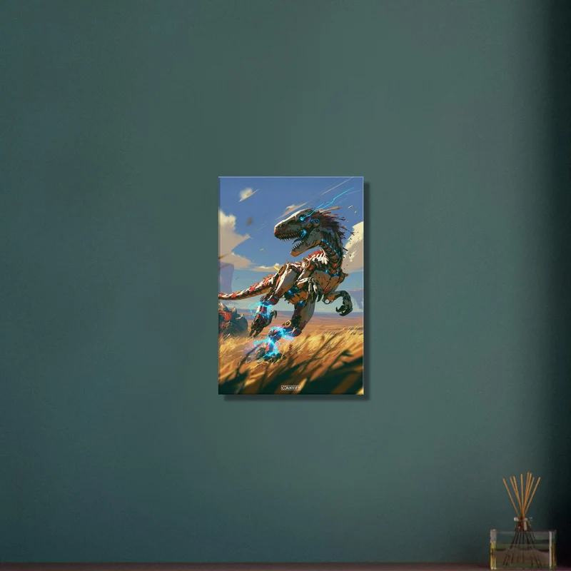 Cyber Raptor Painting