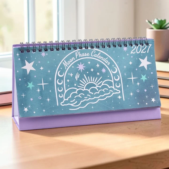Mondphasen Tischkalender 2027
