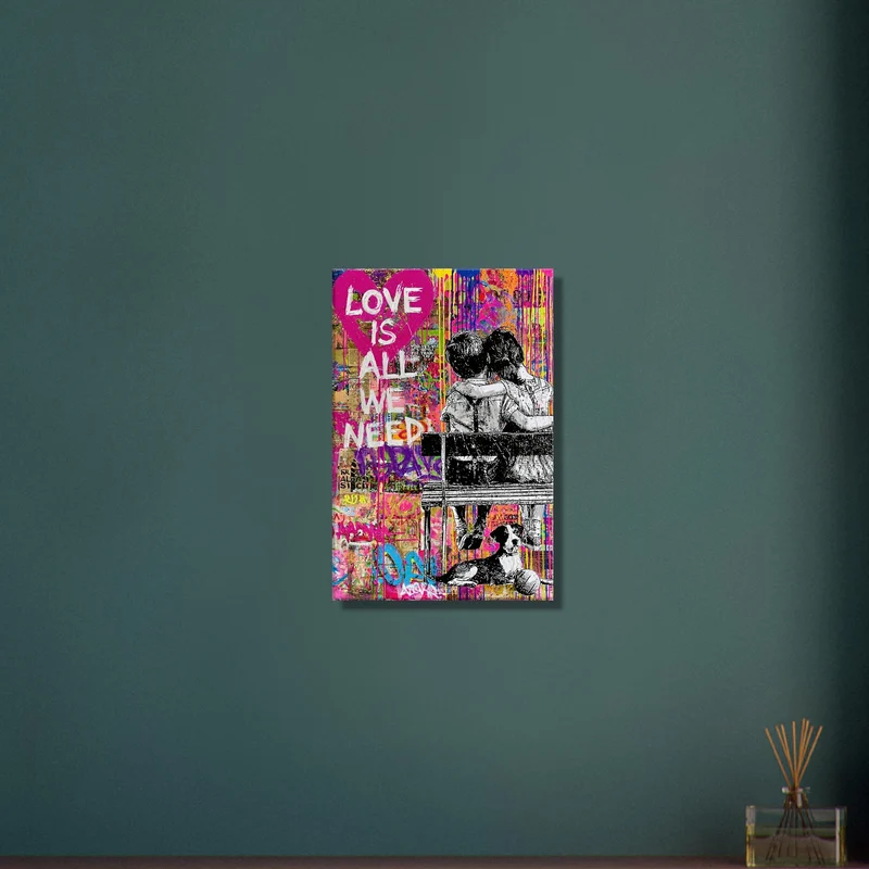 Love Is All We Need Pop Art Painting