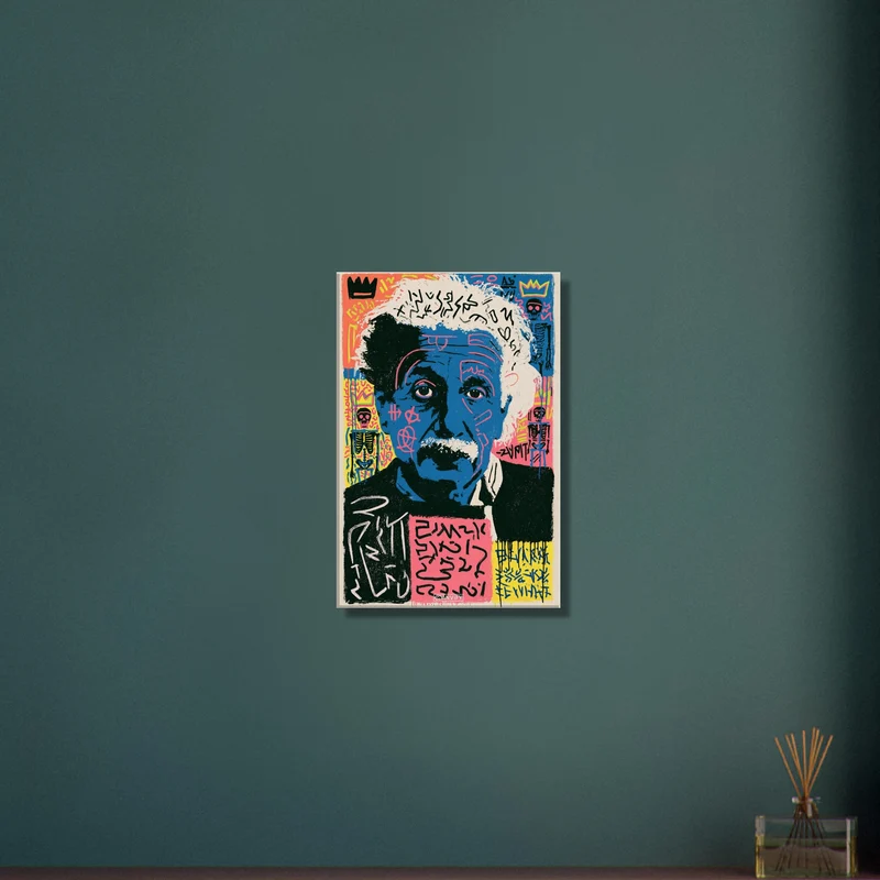 Albert Einstein Portrait Pop Art No. 2