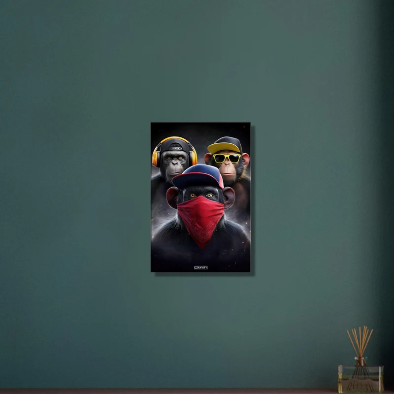 Three Wise Gangster Monkeys
