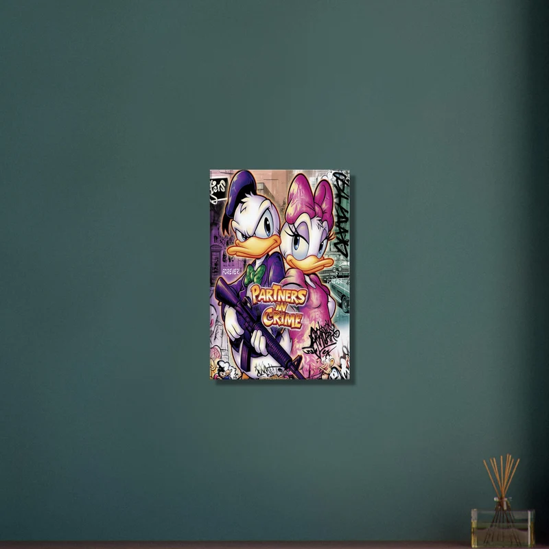 Partners In Crime Pop Art Painting