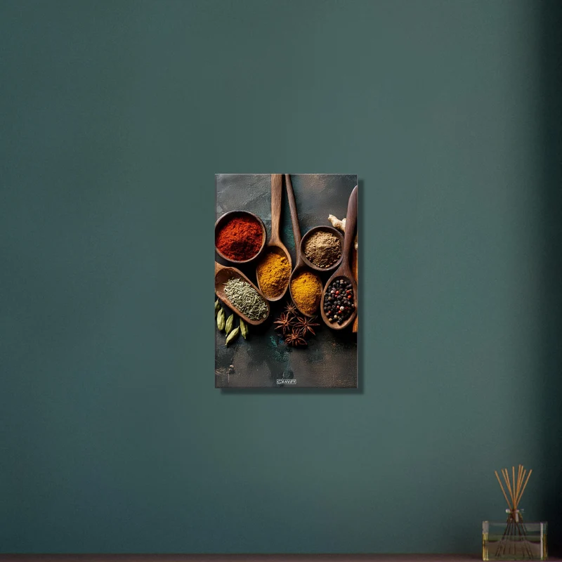 Spices in Wooden Spoon No. 3