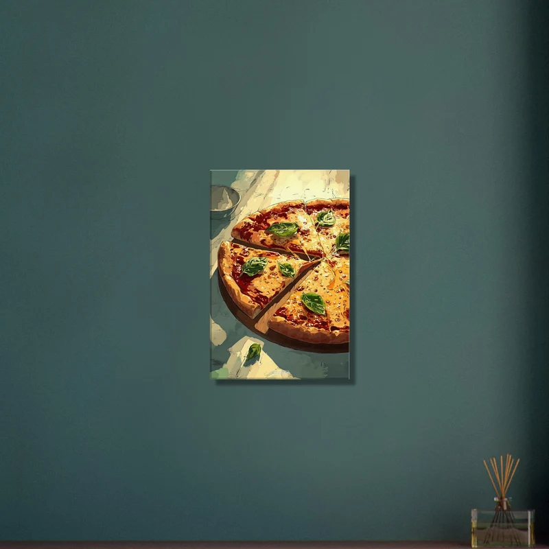 Pizza Margherita Comic Art