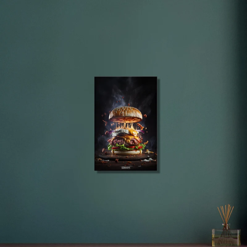 Delicious Burger with Bacon