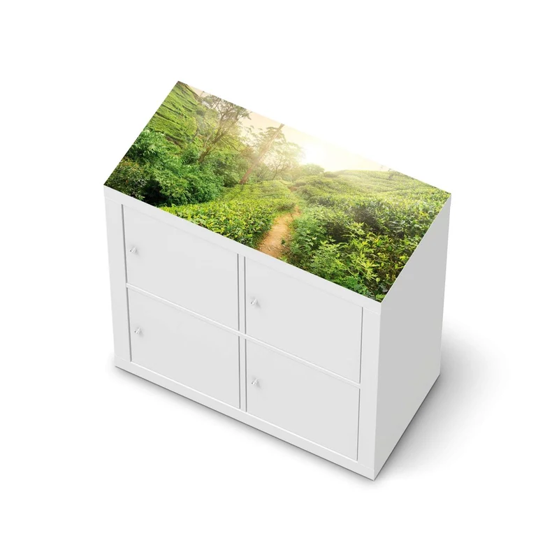 Möbelfolie IKEA Kallax Regal [oben] - Design: Green Tea Fields
