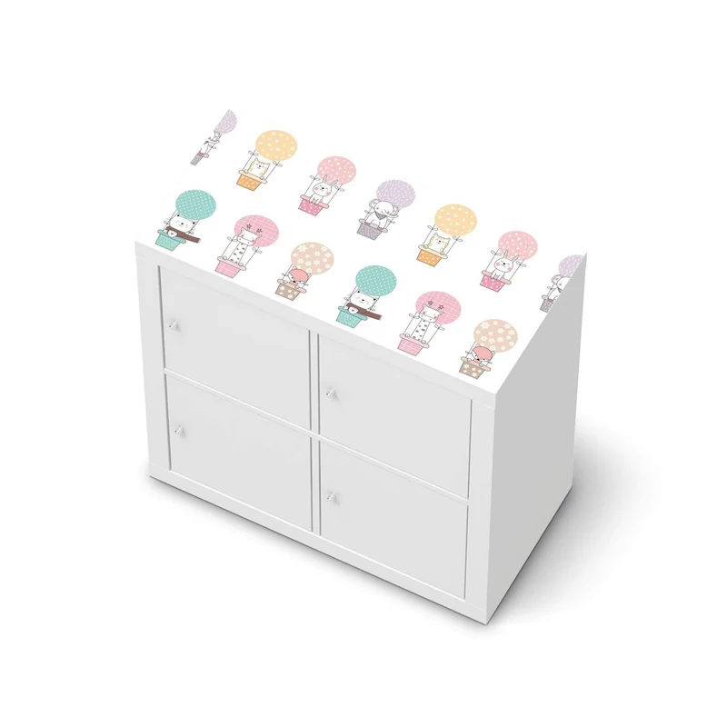 Möbelfolie IKEA Kallax Regal [oben] - Design: Flying Animals